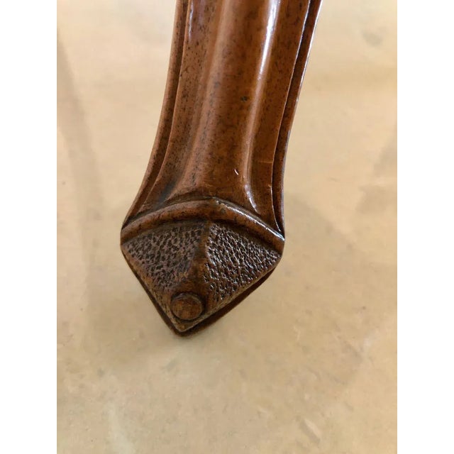 Antique English Victorian Walnut Dining Chairs, Set of 6 For Sale - Image 10 of 11