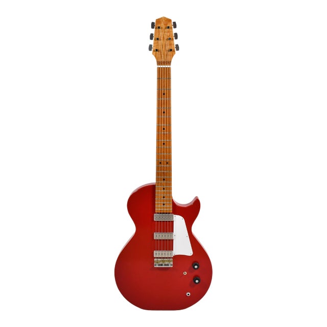 Oversize Handmade Guitar Sculpture For Sale