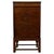Antique English Golden Oak Secretaire with Mirrored Interior, 1900s For Sale - Image 11 of 14