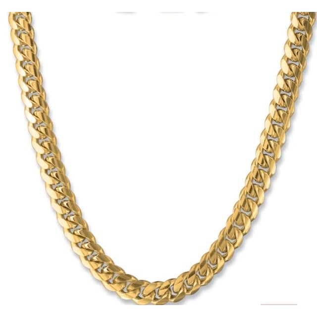 Metal Vintage 18 Karat Yellow Gold 150 Gm link Chain Unisex For Sale - Image 7 of 18
