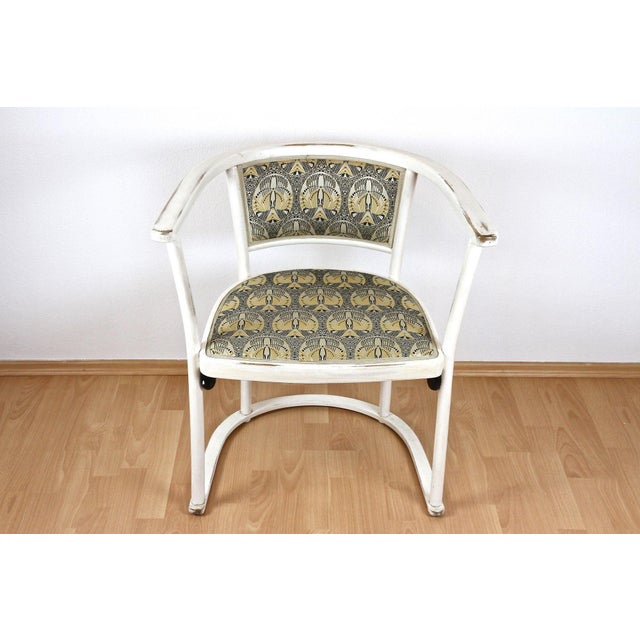 Rare, early 20th century Art Nouveau armchair designed by the world renowed Austrian architect Marcel Kammerer (1878...