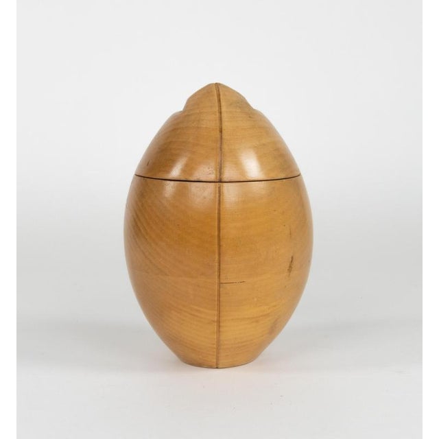 Mid-Century Rugby Ball Ice Bucket in Wood from Bint Firenze, Italy, 1970s For Sale - Image 17 of 18