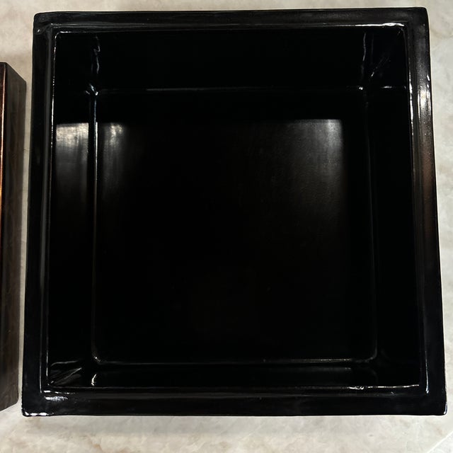 Honeycomb Lacquer Box, 9x9x2.5" For Sale In Atlanta - Image 6 of 12