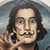 Surrealism 1970’s Original Julian Landa Surrealist Trompe L’oeil Painting “Salvador Dali” Signed For Sale - Image 3 of 5