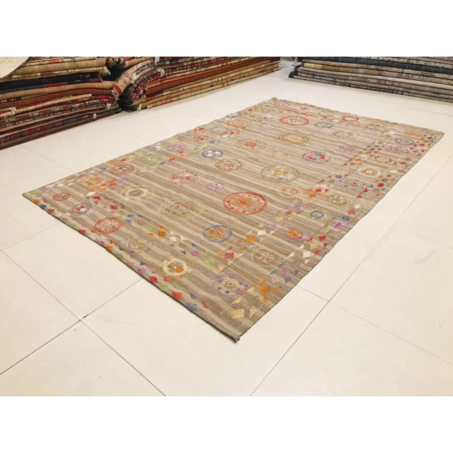 Wool Kilim Rug, 1980s For Sale - Image 4 of 14
