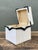 Vintage Black and White Stone Box For Sale - Image 9 of 12