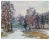 Purens Indulis, The First Snow, 1989, Oil on Cardboard For Sale