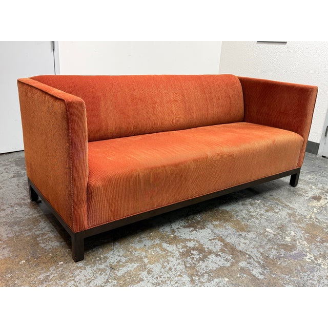 Traditional Crate & Barrel Shelter Sofa For Sale - Image 3 of 12