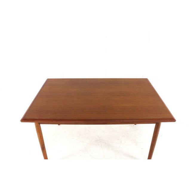 Danish Extendable Rectangular Siem Dining Table For Sale - Image 14 of 16