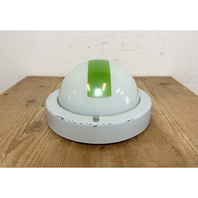 Vintage Emergency Wall or Ceiling Light from Elektrosvit, 1970s For Sale - Image 6 of 16