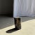 Small Side Table in Black Petrified Wood with Beige Striations, 1980s For Sale - Image 4 of 18