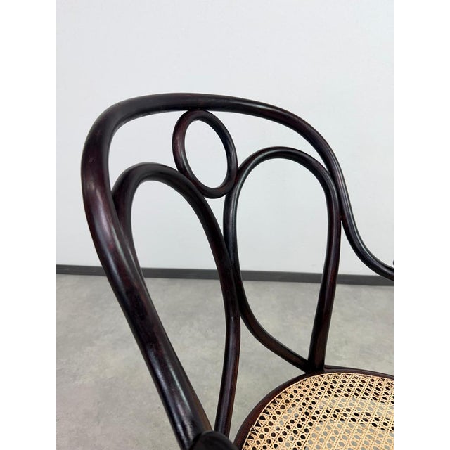 Nr.19 Angel Back Armchair in Bentwood attributed to Thonet, 1890s For Sale - Image 10 of 14