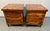 Late 20th Century Pair of Rustic Wood and Metal Storage Trunks W/ Lift-Top Lids For Sale - Image 9 of 15