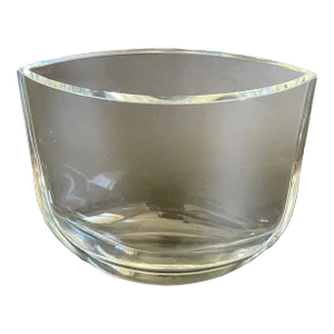 Scandinavian Oval Crystal Vase
