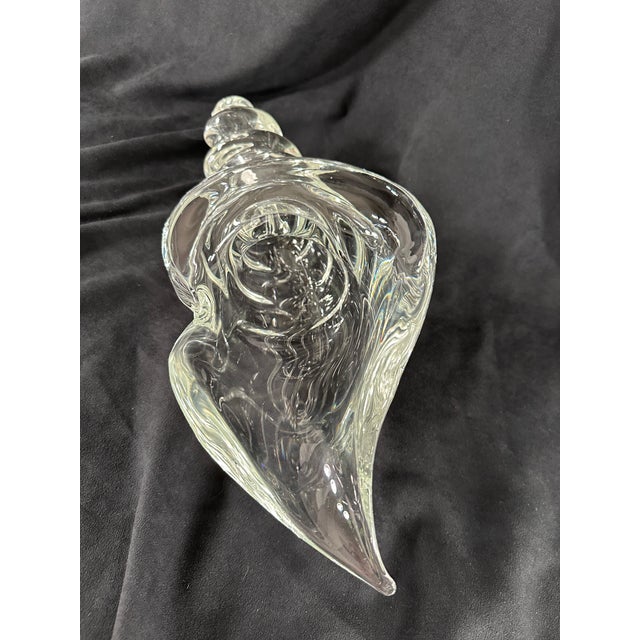 Mid 20th Century Licio Zanetti Sea Shell Sculpture Glass Murano Italy Signed For Sale - Image 16 of 18