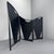 Postmodern Black Atlantic Folding Screen or Room Divider by Eric Raffy, France, 1987 For Sale - Image 4 of 8