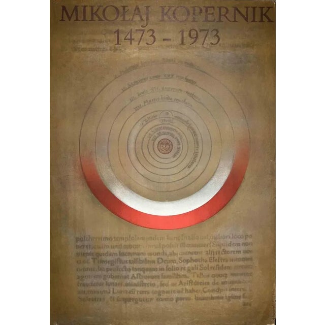 Mikolaj Kopernik 1473-1973 is a vintage poster realized by Unknown Artist, in 1973s. Mixed colored offset print. Good...