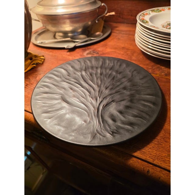 French Lalique Algues Tree of Life Platter For Sale - Image 3 of 6