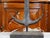 Nautical Pair of Iron Table Lamps with Anchors and Sailboats on Rectangular Bases For Sale - Image 3 of 8