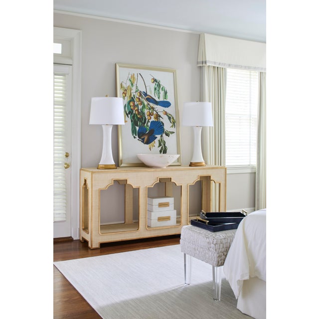 Raffia Boxes - White, Set of 2 For Sale - Image 12 of 12