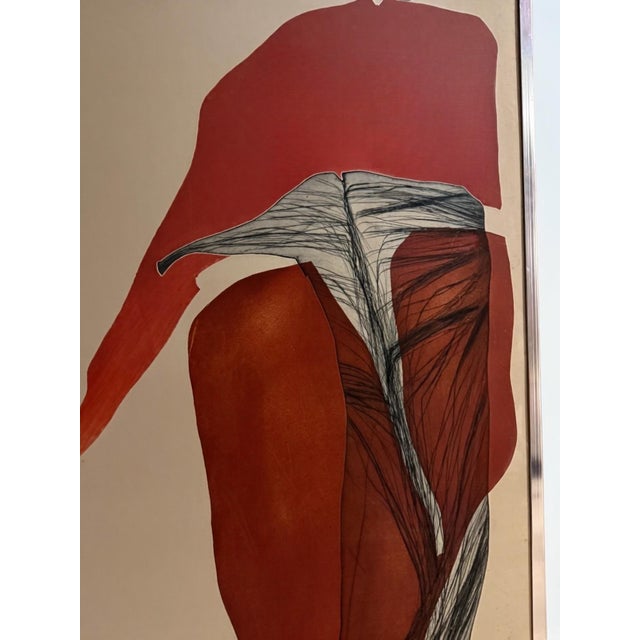 Metal Gilou Brillant “Fantasia” Signed Limited Edition Aquatint Etching 24/35 – Framed For Sale - Image 7 of 9