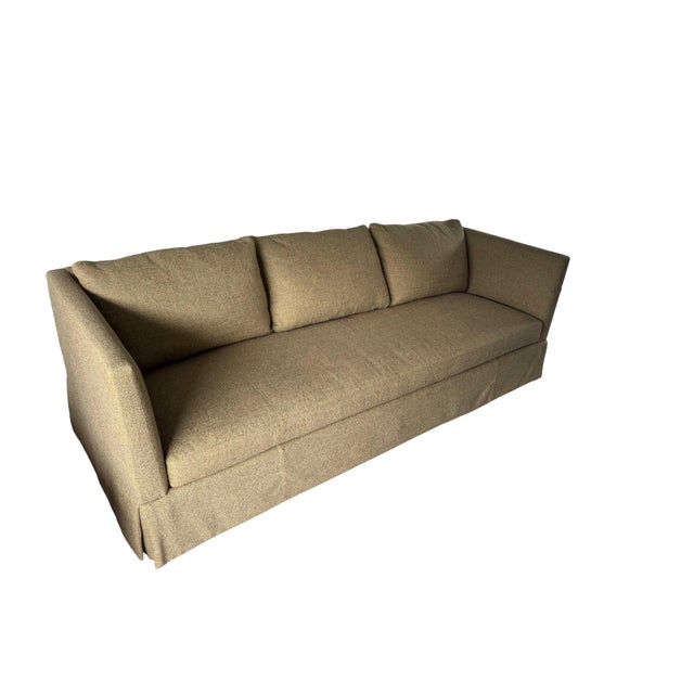 The Lee Industries 3381-03 Sofa in Decker Sage is a tailored, transitional-style sofa that blends clean lines with a...