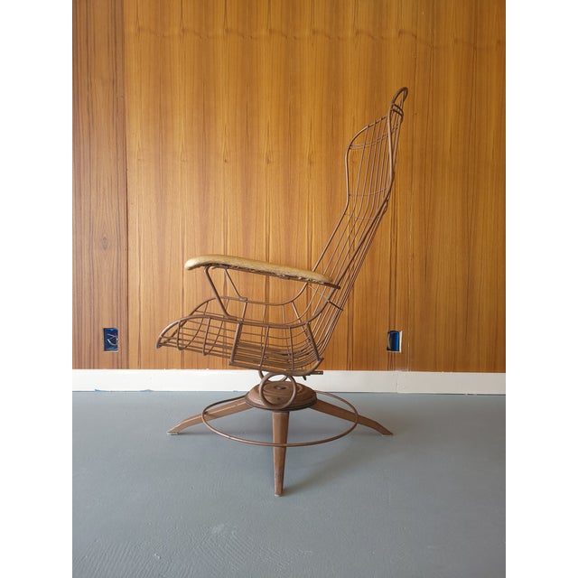 Homecrest Vintage Mid Century Modern Homecrest Fiesta Lounger Rocker For Sale - Image 4 of 9