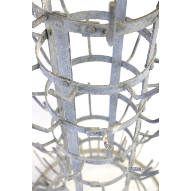 Wine Cellar Accessory Bottle Drying Rack For Sale - Image 4 of 12