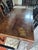 Mid-Century Modern 1960s Mahogany Henredon Chinoserie Dining Room Table and Chairs. Hand Painted Scenes on Each Section Including Leaves - Set of 9 For Sale - Image 3 of 9