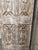Brown Midcentury Carved Entry Doors in Distressed Wood Architectural Statement Panels 80x30 For Sale - Image 8 of 14