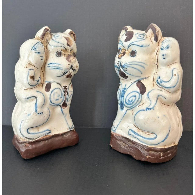 Antique Chinese Glazed Figural Censers - a Pair For Sale - Image 4 of 11