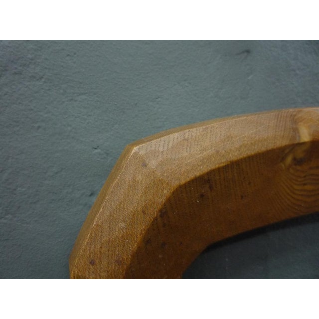 Anthroposophical Oak Wood Picture Frame, 1940s For Sale - Image 6 of 7