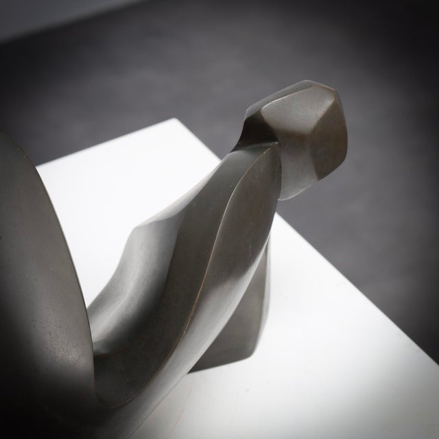 Metal Francine Govers, Abstract Female Sculpture, 1990s, Bronze For Sale - Image 7 of 8