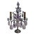 19th Century Opulent French Louis XV Huge Natural Rose Quartz, Amethyst and Clear Quartz Rock Crystal Girandole, Table Lamp For Sale