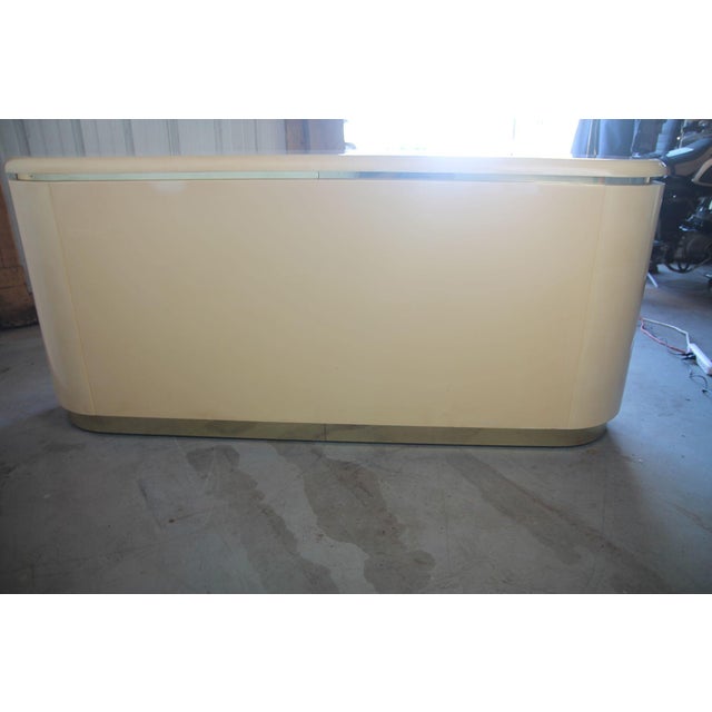 1970s 1970s Lacquered Cabinet Attributed to Karl Springer For Sale - Image 5 of 9