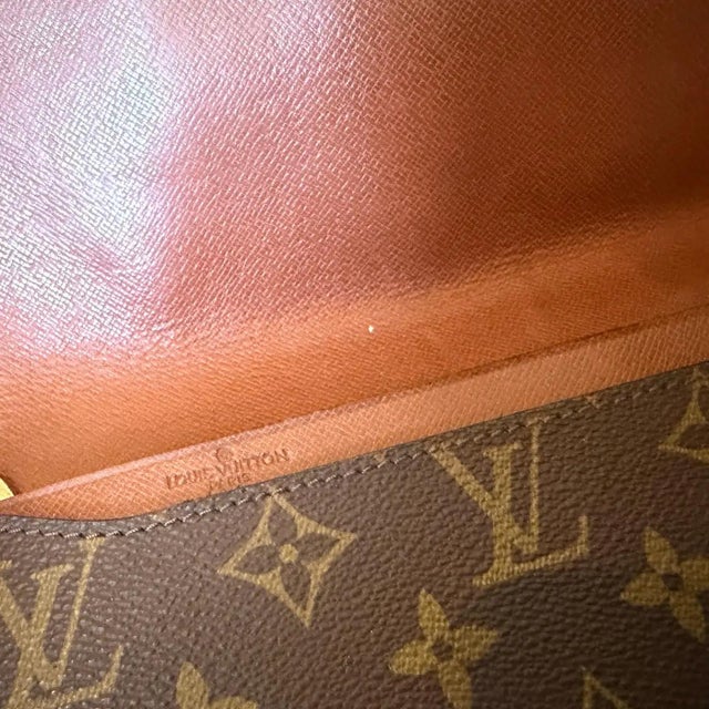 A Louis Vuitton LV Monogram Canvas and Leather Document Holder or Clutch For Sale - Image 16 of 16