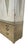 Wood Antique Gustavian Style Painted Armoire With Painted Diamond Panels & Coral Interior For Sale - Image 7 of 14