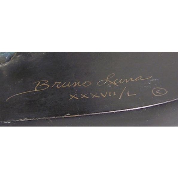 La Gimnasta by Bruno Luna, Mexican (1963) Bronze Sculpture with patina, signature and number inscribed Edition of...