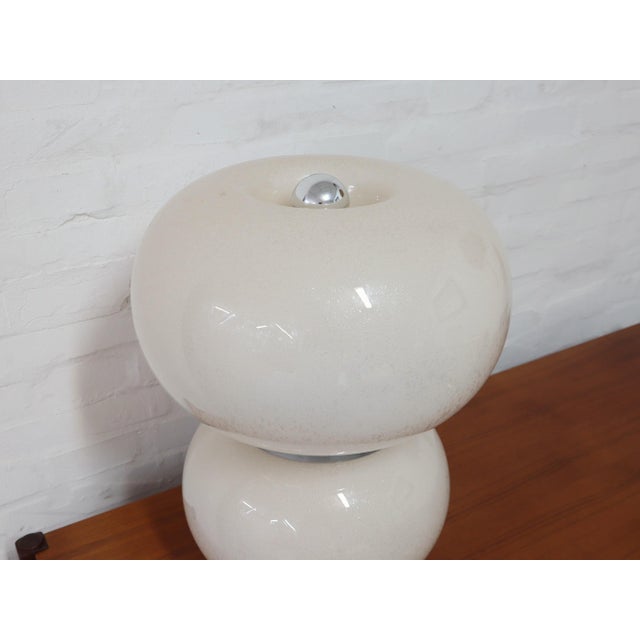 Murano Pulegoso Glass Table Lamp from Mazzega, 1970s For Sale - Image 7 of 12