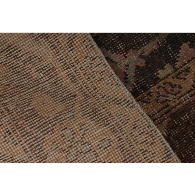 1960s Turkish Oushak Extra Long and Wide Runner - Stair Tread 1'7'' X 20'8'' For Sale - Image 11 of 12