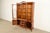 Henredon French Provincial Louis XV Carved Walnut Lighted Breakfront Bookcase Cabinet, Circa 1970s For Sale In South Bend - Image 6 of 17