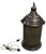 Vintage Moroccan-Style Pierced Brass Table Lantern Lamp For Sale In West Palm - Image 6 of 12