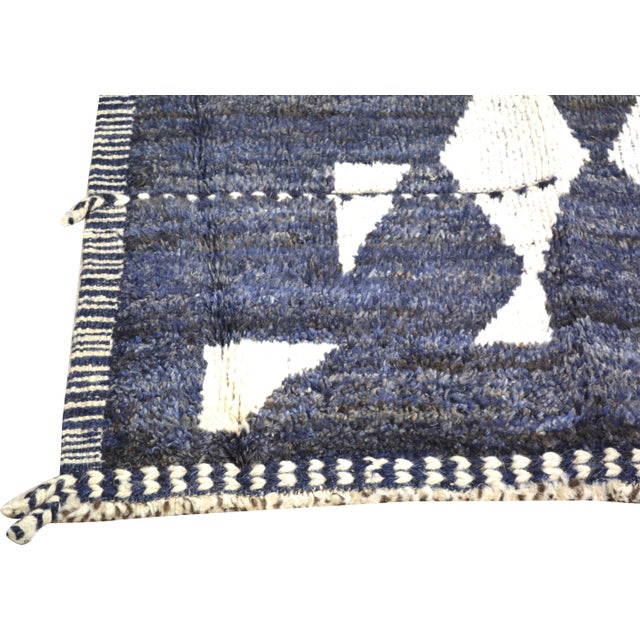 Moroccan Moroccan Hand Knotted Wool Rug, 12'5"x15' For Sale - Image 3 of 6