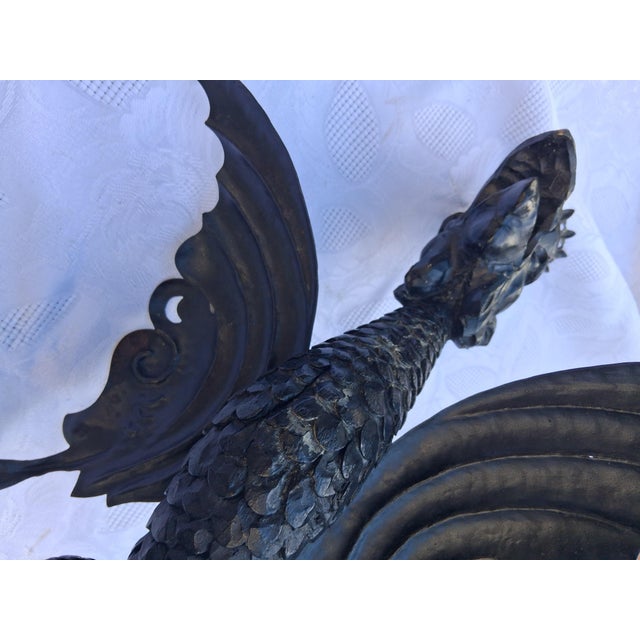 Wooden Dragon Wall Sconce For Sale - Image 13 of 16