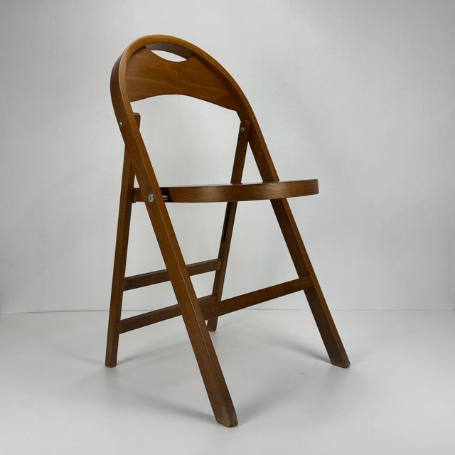 1960s Tric Folding Chair by Achille & Pier Giacomo Castiglioni for Bernini, Italy, 1980s For Sale - Image 5 of 9