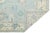 Modern Hand-Knotted Modern Oushak Wool Rug in Soft Sky Blue, Cream & Muted Teal For Sale - Image 3 of 12