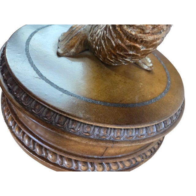 1990s Dolphin Koi Baroque Side End Table Serpent Gold Gilt Pedestal With Drawer For Sale - Image 18 of 18