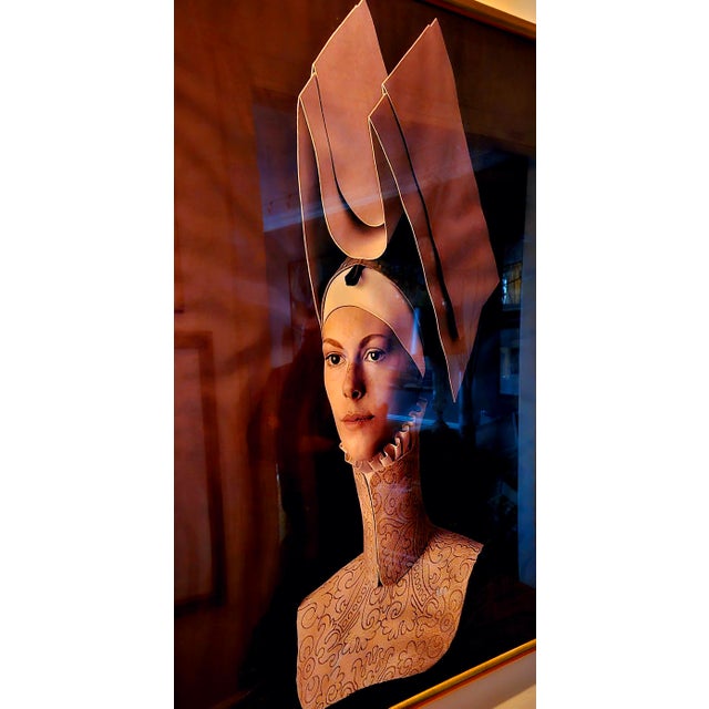 Photorealism Photograph of a Flemish Woman in Period Costume, Entitled: "Starched" For Sale - Image 3 of 4