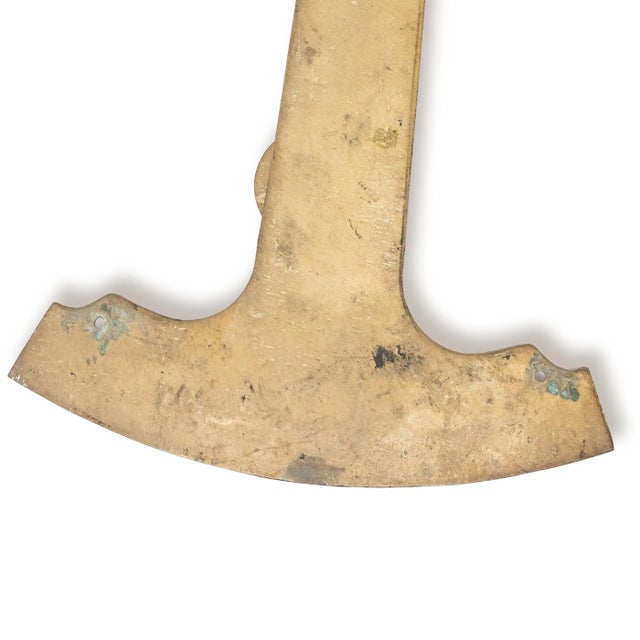 Mid-20th Century Solid Brass Inclinometer For Sale - Image 9 of 12