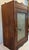 Antique Primitive Wall Cabinet With Patterned Glass Door For Sale In Dallas - Image 6 of 11
